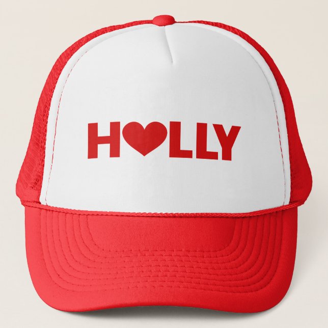 Casquette Chapeau de camion Holly Love (Devant)