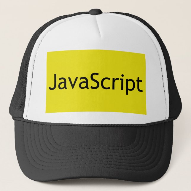 Casquette Chapeau de camion JavaScript (Devant)