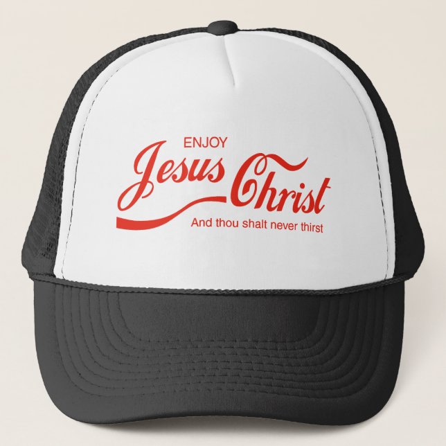 Casquette Chapeau de camion JESUS (Devant)