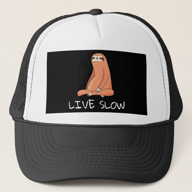 Casquette Chapeau de camion léger Sloth Live (Devant)