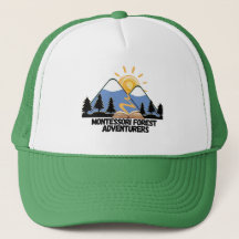 Chapeau de camion Logo Trucker Montessori Forest A