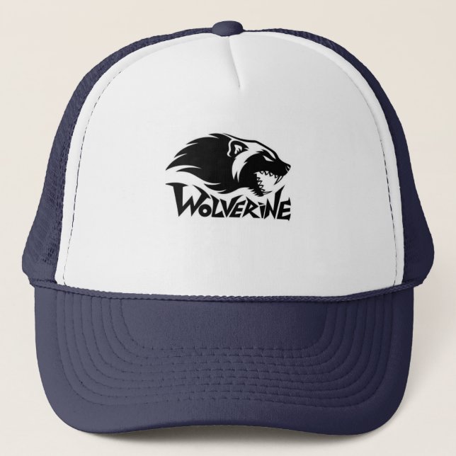Casquette Chapeau de camion Logo Wolverine (Devant)