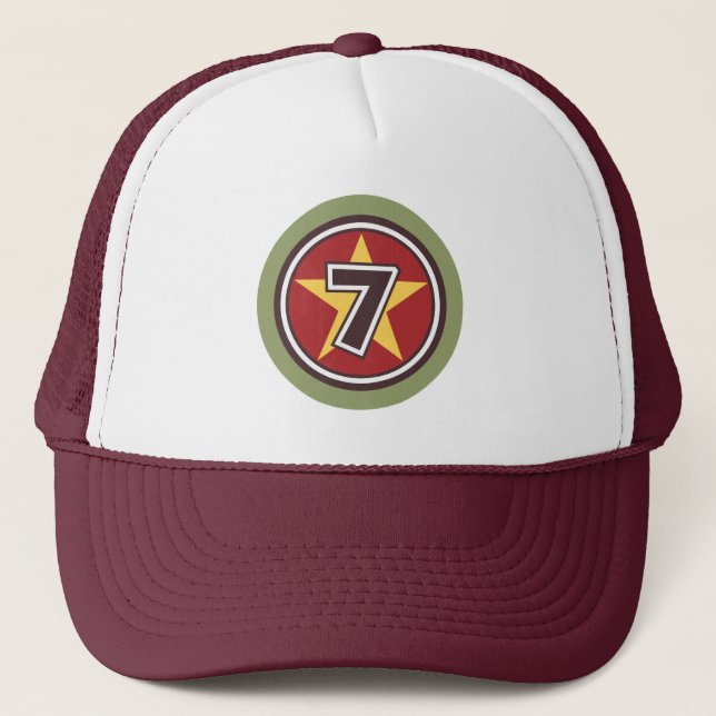 Casquette Chapeau de camion "Lucky Number" (Devant)