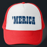Casquette Chapeau de camion Merica pour 4 juillet fête<br><div class="desc">Chapeau de camionneur pour 4 juillet fête de l'Indépendance. Patriotique quatrième de Juillet casquette. Équipe USA.</div>