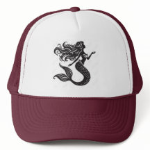 Chapeau de camion Mermaid