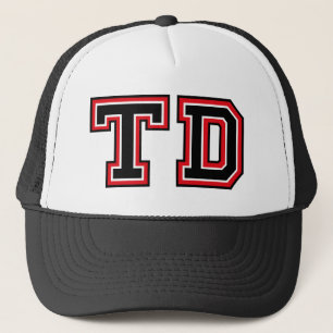 Casquette Chapeau de camion monogramme "TD"