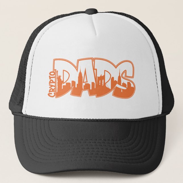 Casquette Chapeau de camion NYC CryptoDads NFT (Devant)