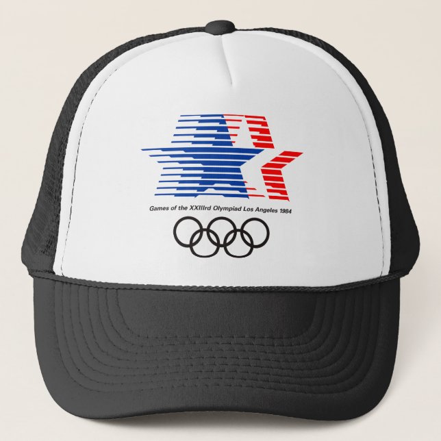 Casquette Chapeau de camion olympique 1984 (Devant)