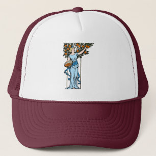 Casquette Chapeau de camion orange