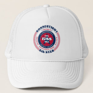 Casquette Chapeau de camion patriotique circulaire Connectic