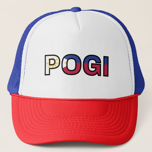 Casquette Chapeau de camion PinoyDesigns "POGI" (Devant)