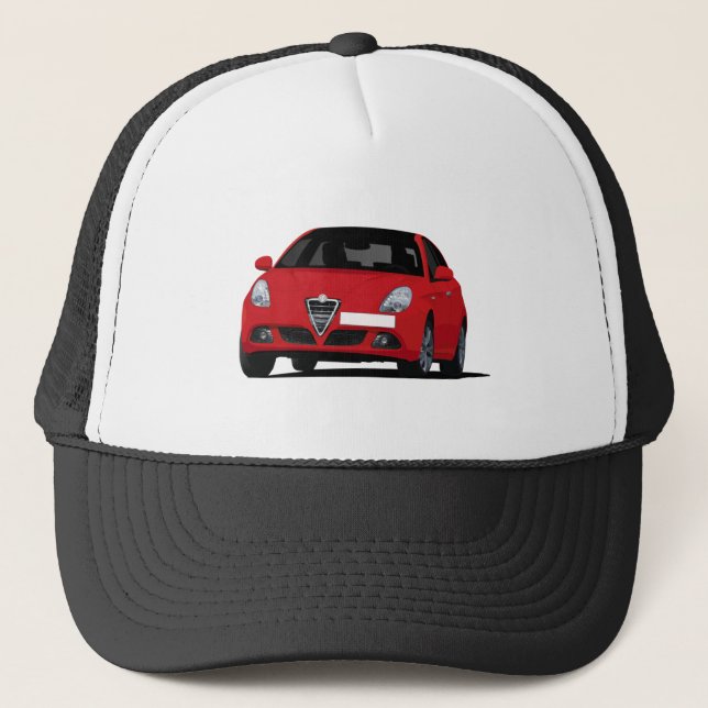 Casquette Chapeau de camion Red Giulietta (Devant)