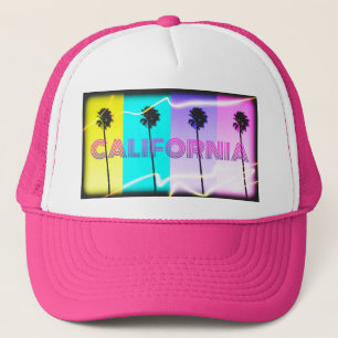 Casquette Chapeau de camion rose chaud "California Love"