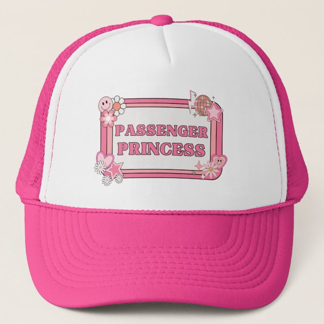 Casquette Chapeau de camion rose Princess (Devant)