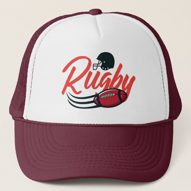 Casquette Chapeau de camion Rugby (Devant)