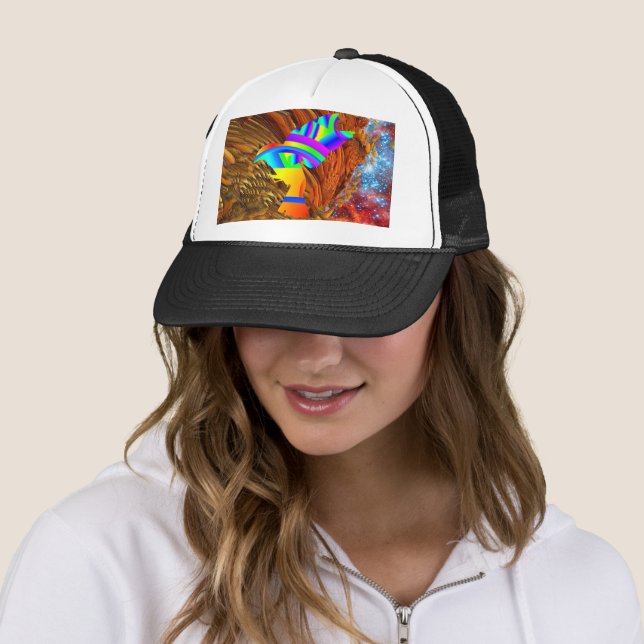 Casquette Chapeau de camion Star Bird (En situation)