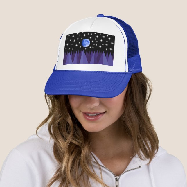 Casquette Chapeau de camion Starlight Moon (En situation)