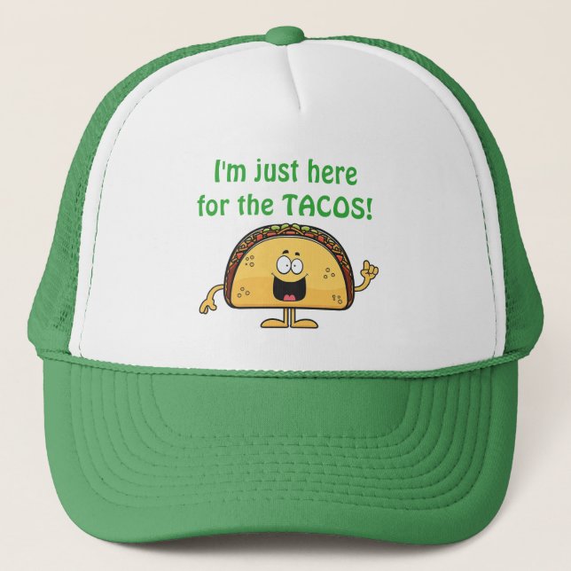 Casquette Chapeau de camion Taco Lover (Devant)