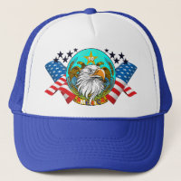 Chapeau de camion triple aigle AMÉRIQUE