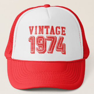 Casquette Chapeau de camion vintage 1974