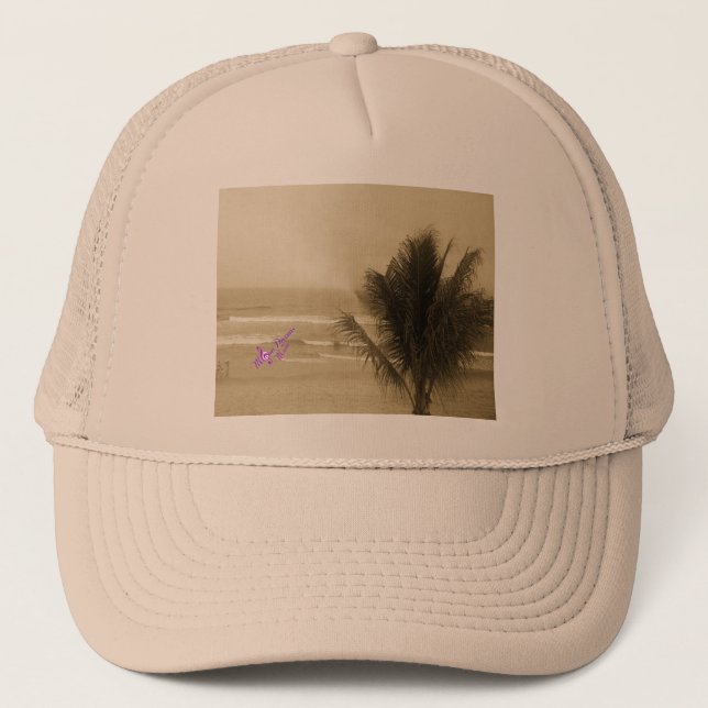 Casquette Chapeau de camion vintage Beach (Devant)