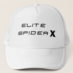 Casquette Chapeau de camion White Elite Spider X