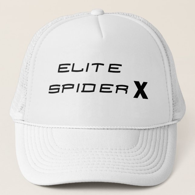 Casquette Chapeau de camion White Elite Spider X (Devant)