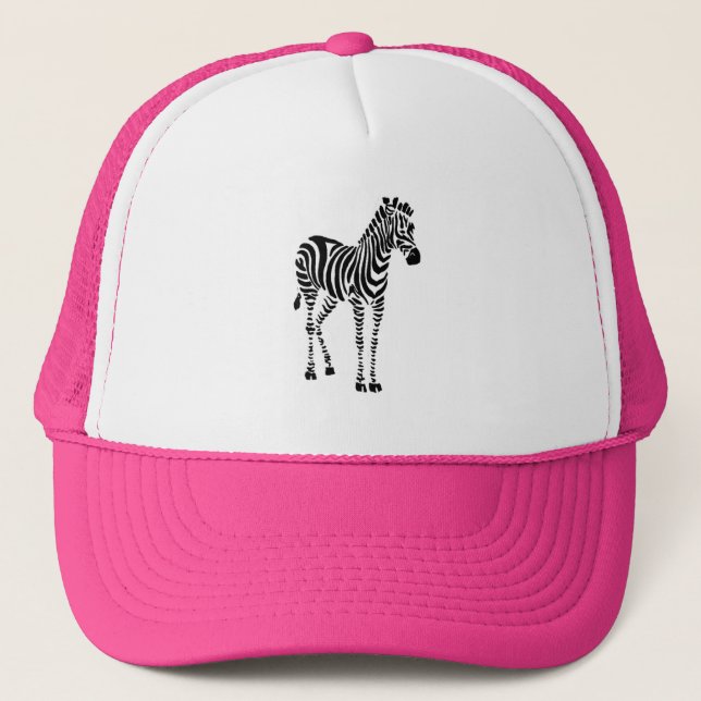 Casquette Chapeau de camion Zebra (Devant)