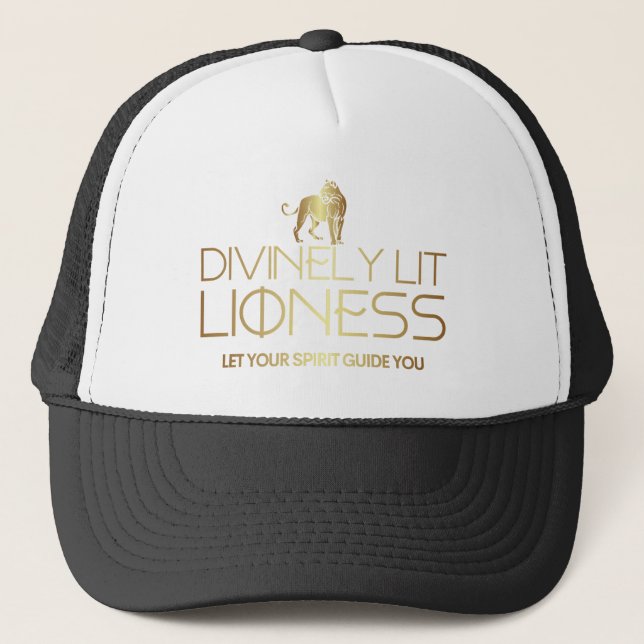 Casquette Chapeau de camion zodiac Divinité Lit Lioness (Devant)