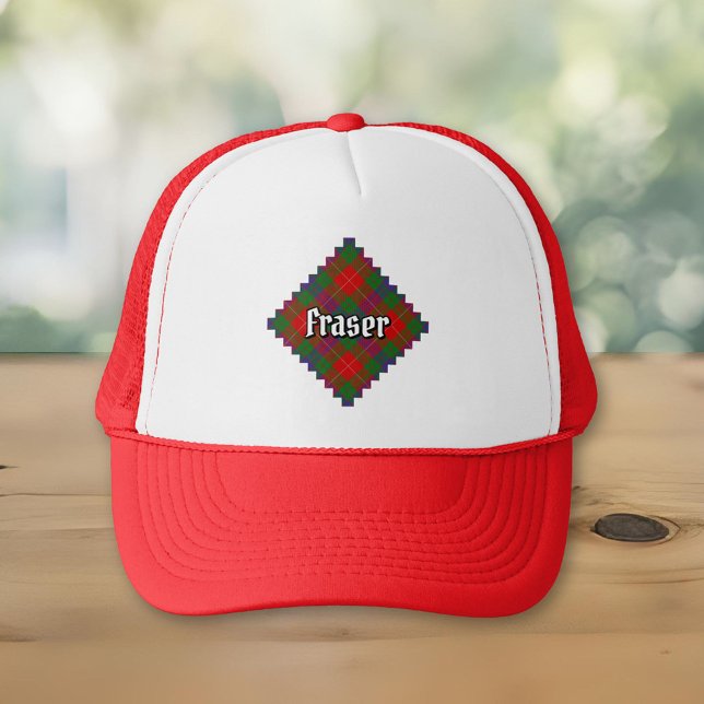 Casquette Chapeau de camionnette Clan Fraser Tartan (Créateur téléchargé)