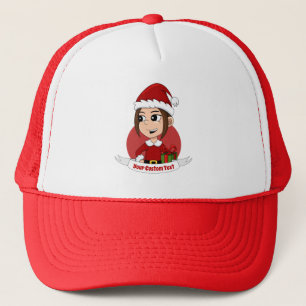 Casquette chapeau de camionnette de bande dessinée de Noël