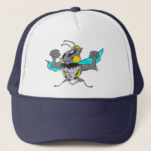 Casquette Chapeau de camionnette de caricature d'abeille mig