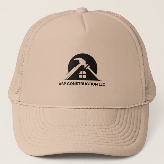 Casquette Chapeau de camionnette du logo de construction ABP (Devant)
