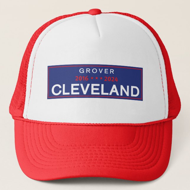 Casquette Chapeau de camionnette Grover Cleveland - rectangl (Devant)