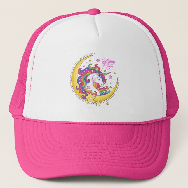 Casquette Chapeau de camionnette magique Unicorn (Devant)