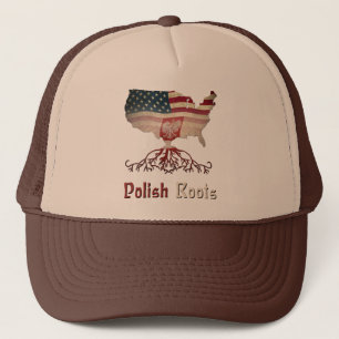 Casquette Chapeau de camionnette polonais American Roots