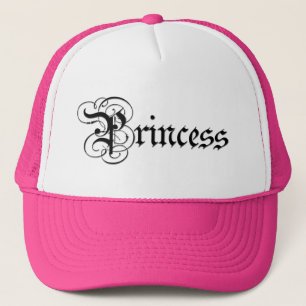 Casquette Chapeau de camionnette rose Princess - également e