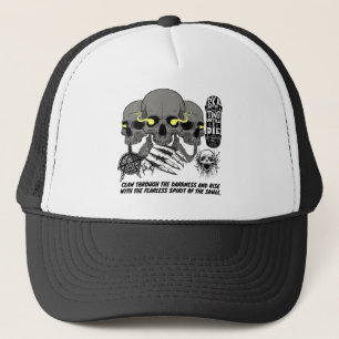 Casquette Chapeau de camionnette sans peur - Gothique foncé