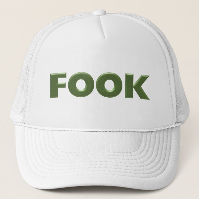 Casquette Chapeau de camionneur blanc (Devant)