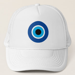 Casquette Chapeau de camionneur bleu Mati Evil Eye Nazar