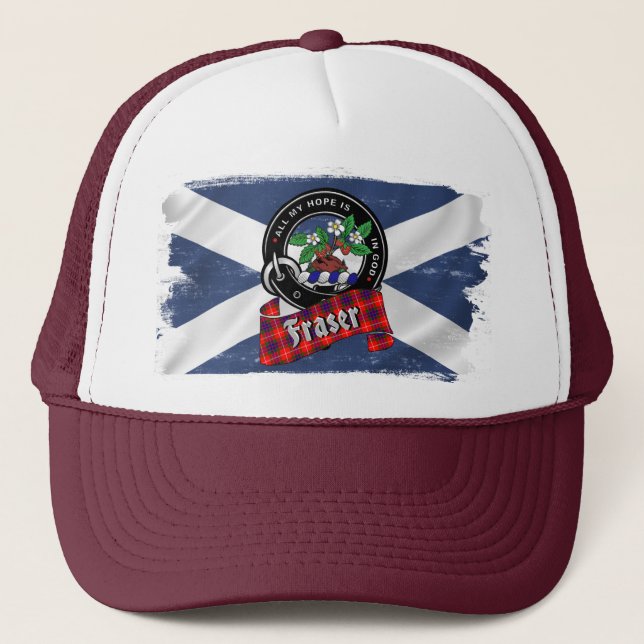 Casquette Chapeau de camionneur de badge Fraser Clan (Devant)