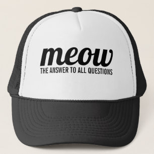Casquette Chapeau de camionneur de chat