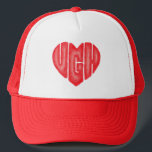 Casquette Chapeau de camionneur de coeur Ugh<br><div class="desc">Chapeau de camion avec graphique "Ugh Heart".</div>