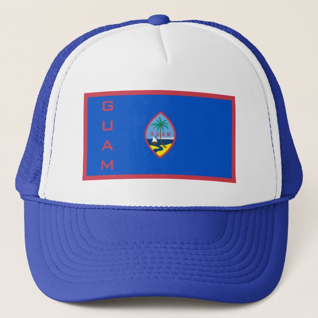 Casquette chapeau de camionneur de guam (Devant)
