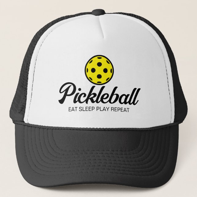 Casquette Chapeau de camionneur de Pickleball pour les amate (Devant)