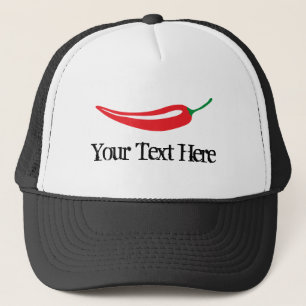 Casquette Chapeau de camionneur de piment rouge épicé