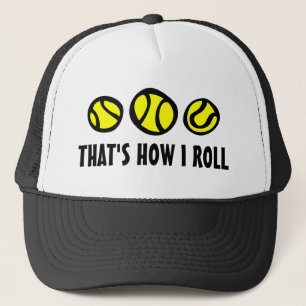 Casquette Chapeau de camionneur de tennis jaune   C'est comm