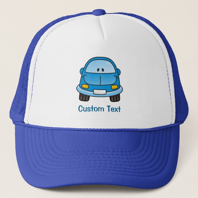 Casquette Chapeau de camionneur de voiture de dessin animé b (Devant)