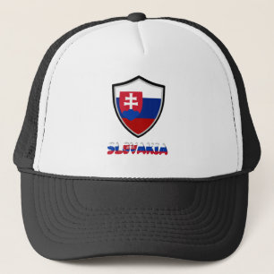 Casquette Chapeau de camionneur du drapeau slovaque