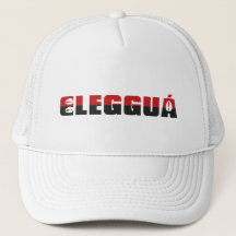 Chapeau de camionneur Eleggua Laroye, tout blanc